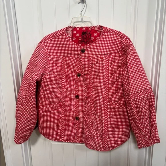 Damson Madder Reversible Quilted Macy Jacket - Picture 2 of 8